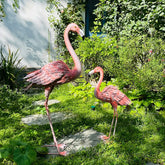 Cranescape - Set of 2 Metal Crane Garden Statues